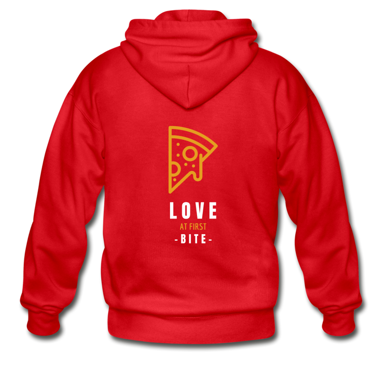 Love at first bite Unisex ZIP Hoodie - red