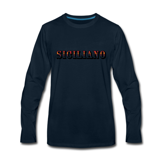 Siciliano Men's Longsleeve - deep navy