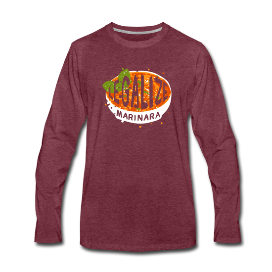 Legalize marinara Italians Men's Longsleeve - heather burgundy