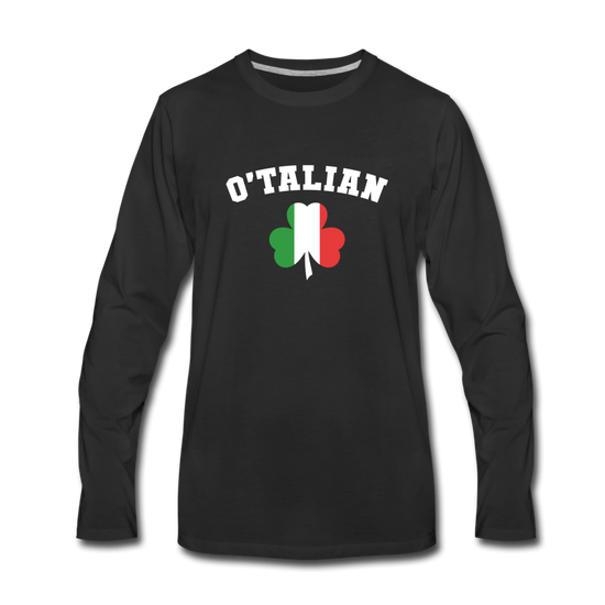 O'talian St. Patrick's Men's Longsleeve - black