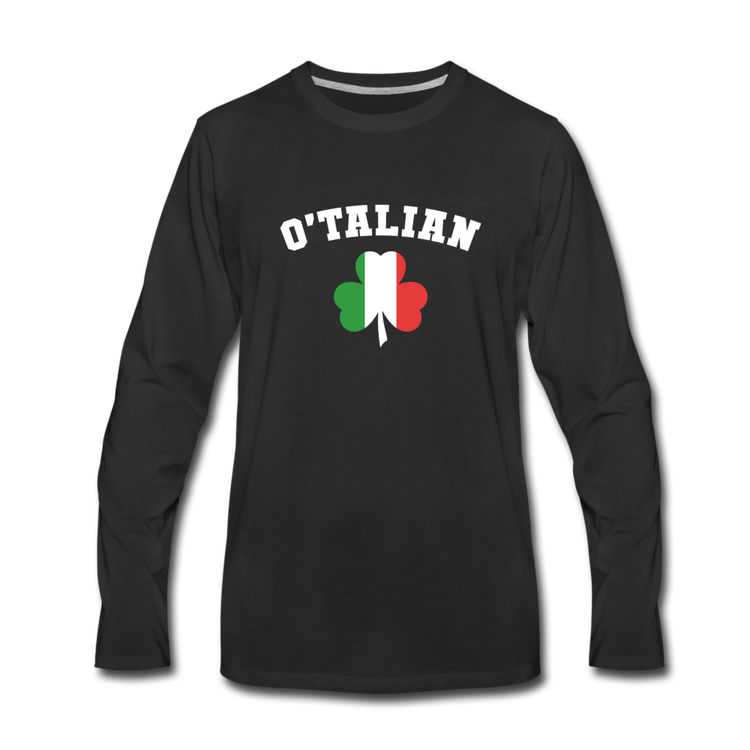 O'talian St. Patrick's Men's Longsleeve - black