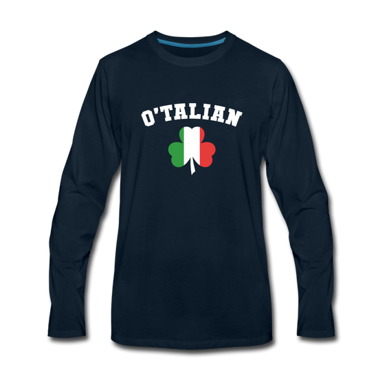 O'talian St. Patrick's Men's Longsleeve - deep navy