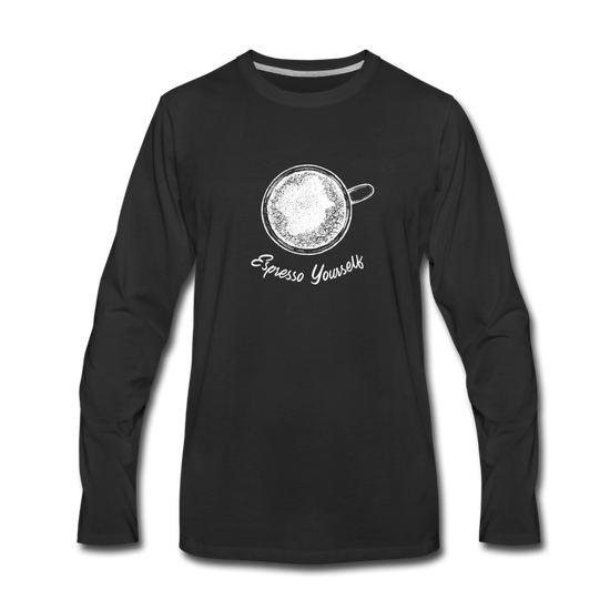 Esspresso yourself Men's Longsleeve - black