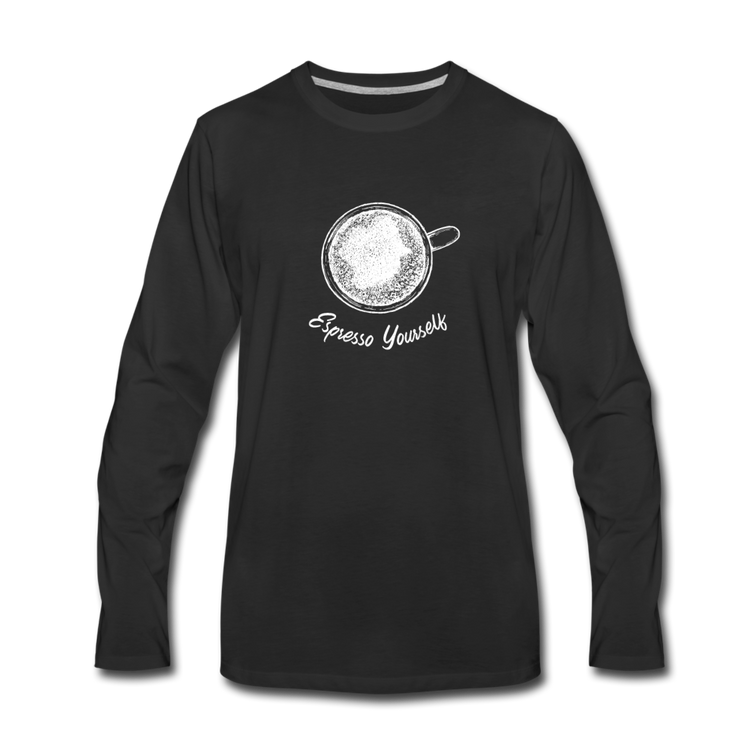 Esspresso yourself Men's Longsleeve - black