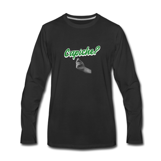 Capiche? Men's Longsleeve - black