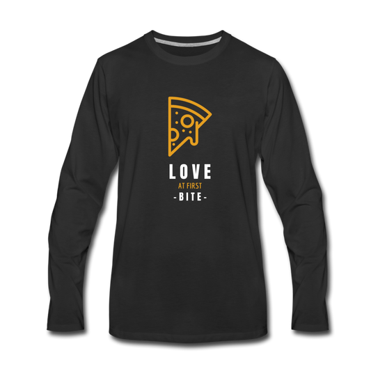 Love at first bite Men's Longsleeve - black