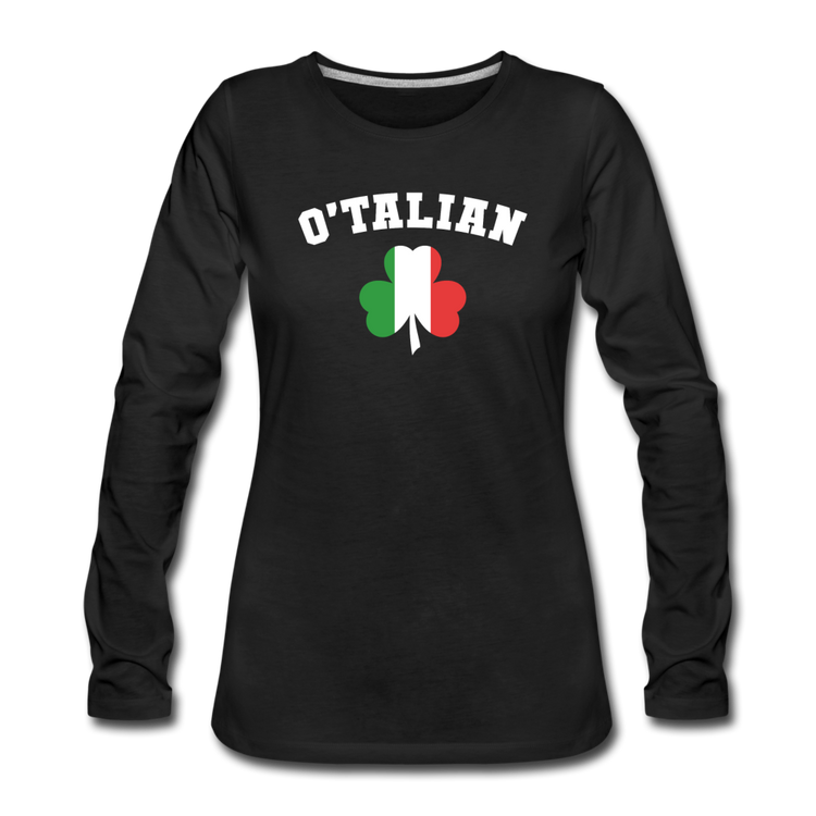 O'talian St. Patrick's Women's Longsleeve - black