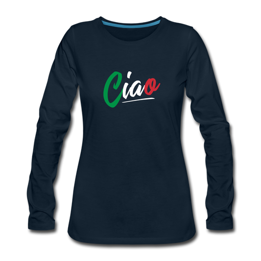 Ciao Women's Longsleeve - deep navy