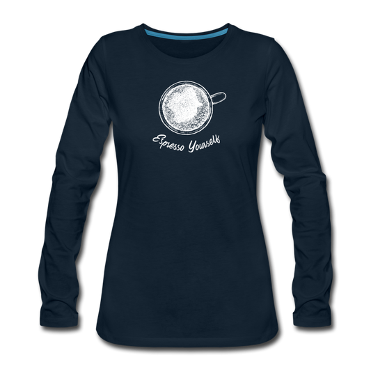 Esspresso yourself Women's Longsleeve - deep navy