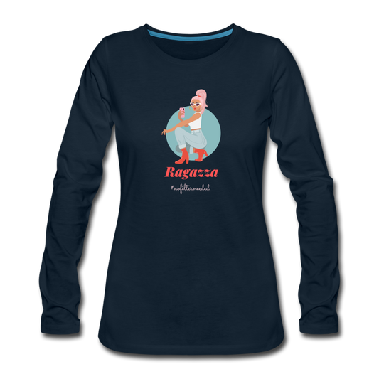 Ragazza, nofilterneeded Women's Longsleeve - deep navy