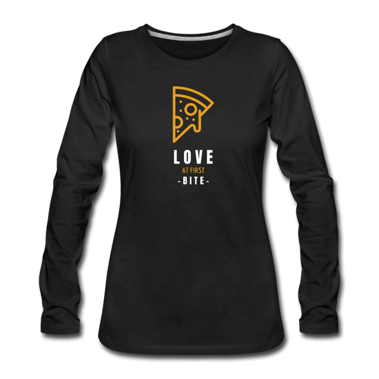 Love at first bite Women's Longsleeve - black