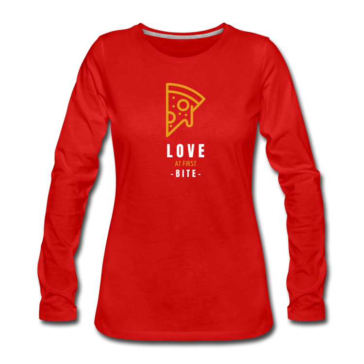 Love at first bite Women's Longsleeve - red