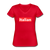 Italian red Women's V-neck T-shirt - black
