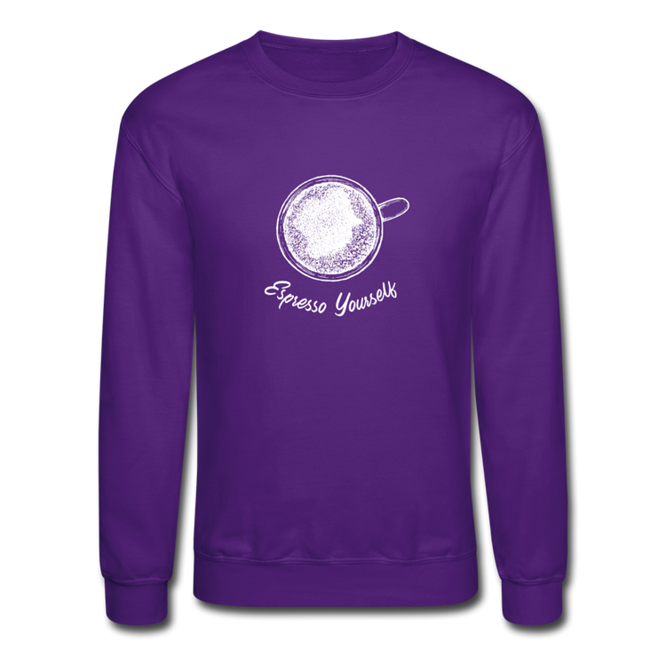 Esspresso yourself Crewneck Sweatshirt - purple