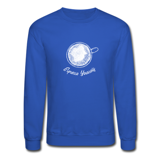 Esspresso yourself Crewneck Sweatshirt - royal blue