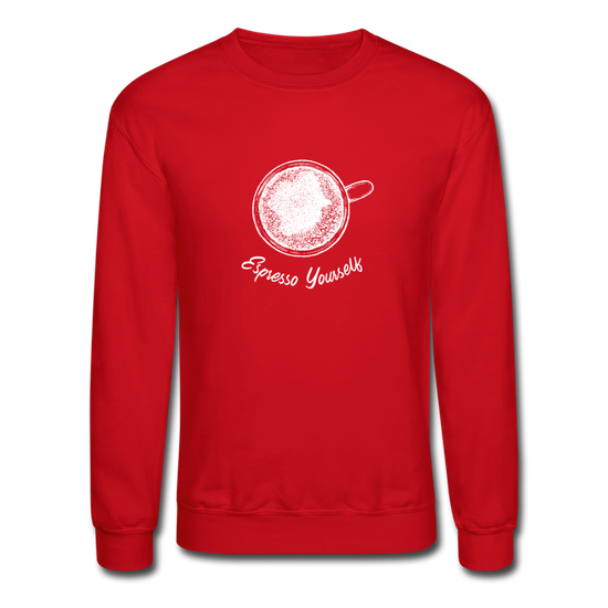 Esspresso yourself Crewneck Sweatshirt - red