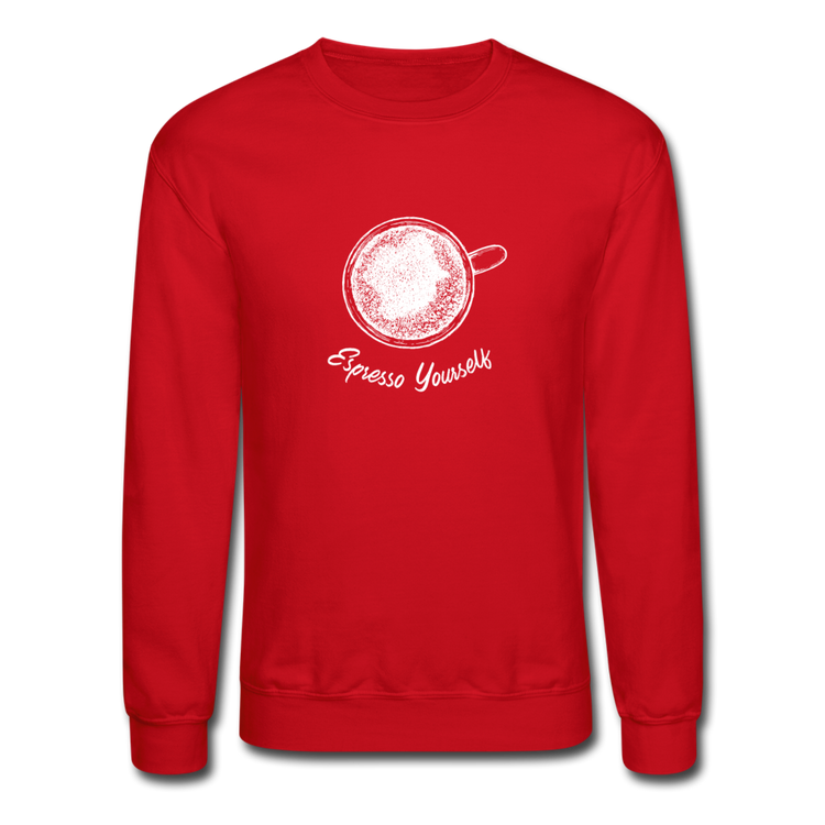 Esspresso yourself Crewneck Sweatshirt - red