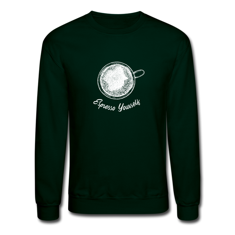 Esspresso yourself Crewneck Sweatshirt - forest green