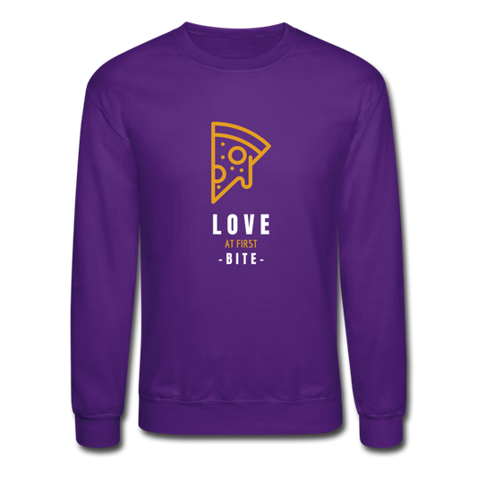 Love at first bite Crewneck Sweatshirt - purple