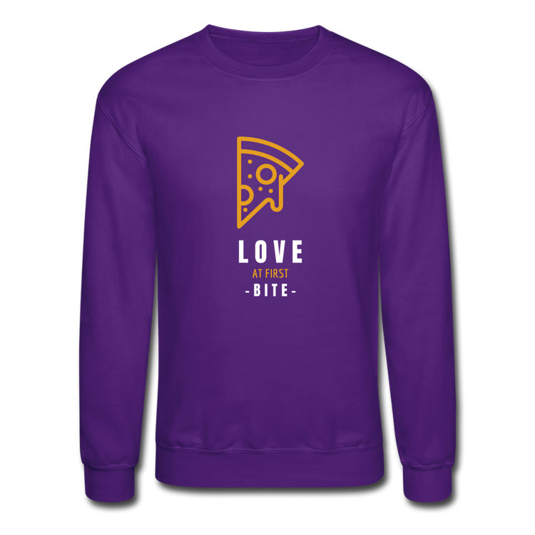 Love at first bite Crewneck Sweatshirt - purple