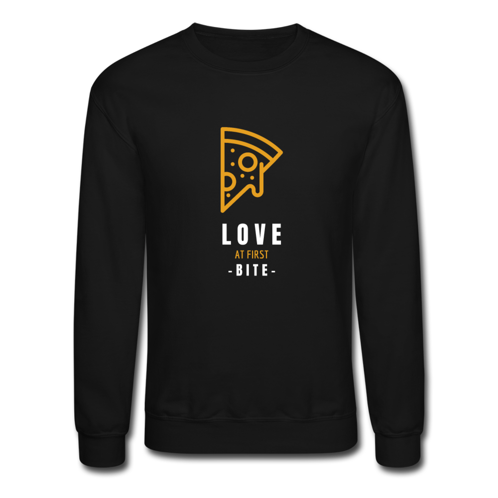 Love at first bite Crewneck Sweatshirt - black
