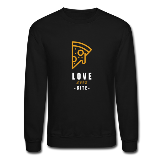 Love at first bite Crewneck Sweatshirt - black