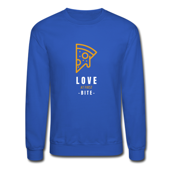 Love at first bite Crewneck Sweatshirt - royal blue