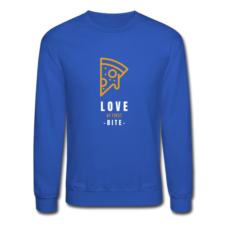 Love at first bite Crewneck Sweatshirt - royal blue