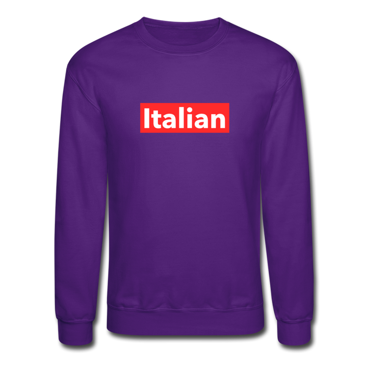 Italian red Crewneck Sweatshirt - purple