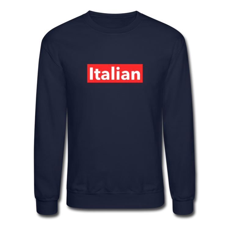 Italian red Crewneck Sweatshirt - navy