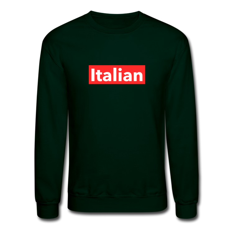 Italian red Crewneck Sweatshirt - forest green