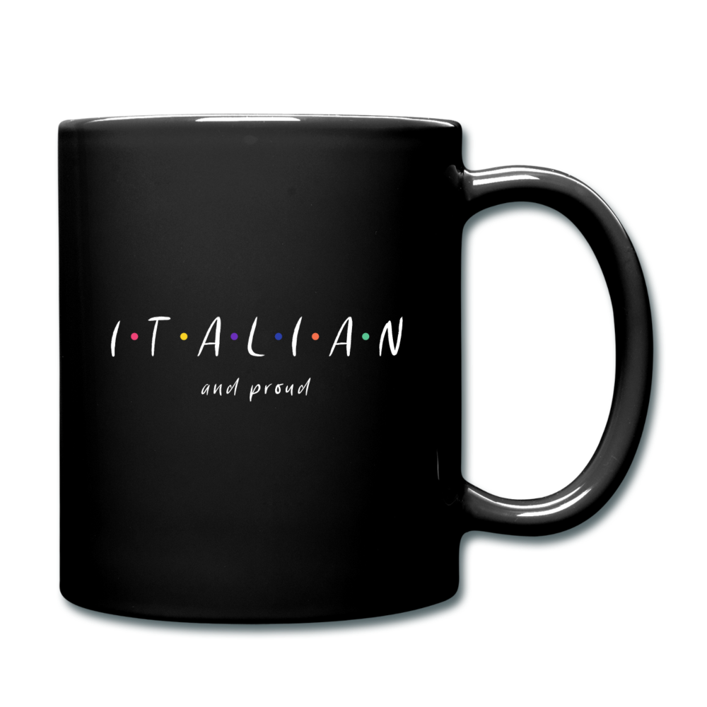 Italian and proud Full Color Mug 11 oz - black