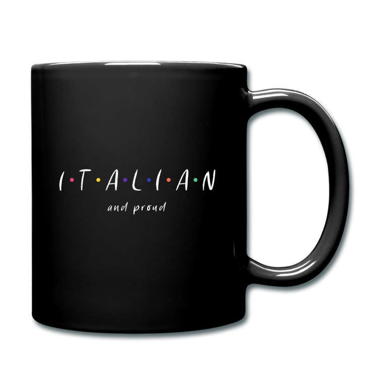 Italian and proud Full Color Mug 11 oz - black