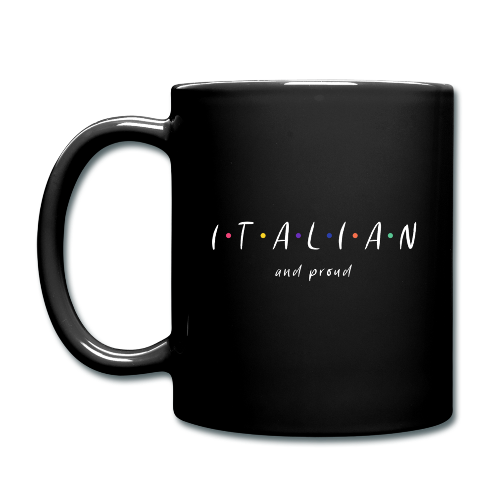 Italian and proud Full Color Mug 11 oz - black