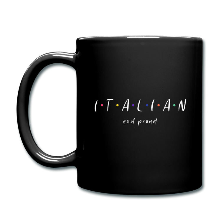 Italian and proud Full Color Mug 11 oz - black