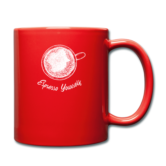 Esspresso yourself Full Color Mug 11 oz - red