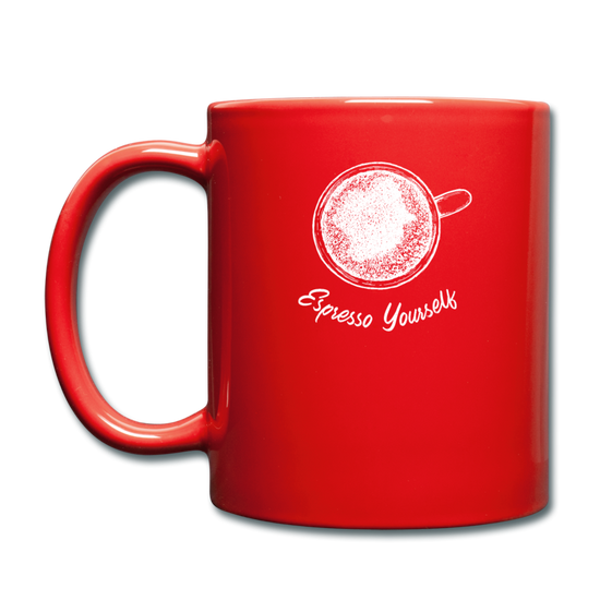 Esspresso yourself Full Color Mug 11 oz - red