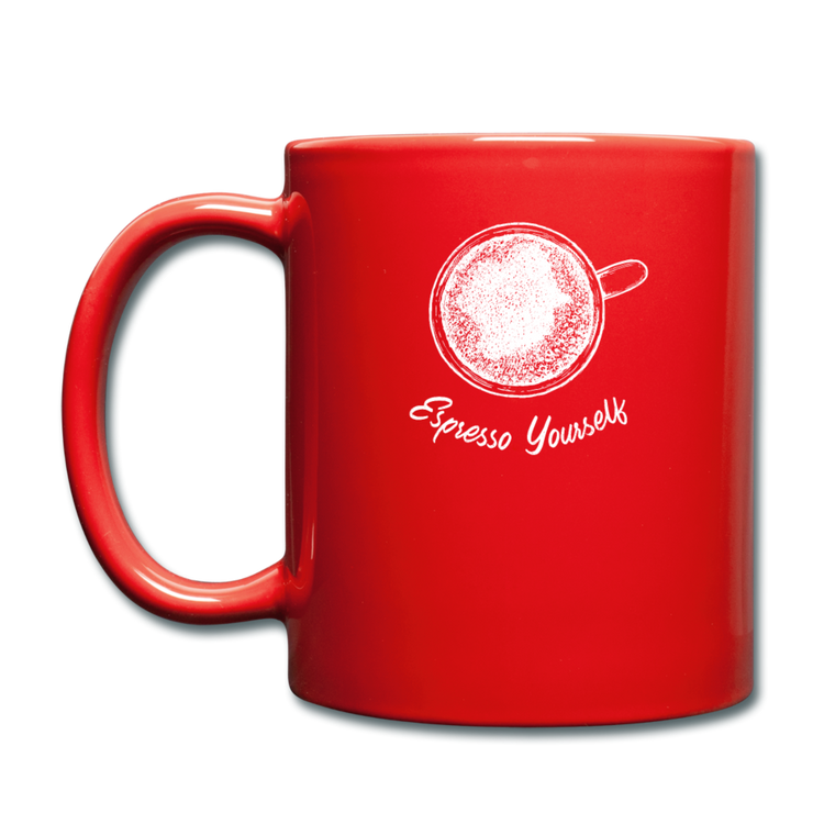 Esspresso yourself Full Color Mug 11 oz - red