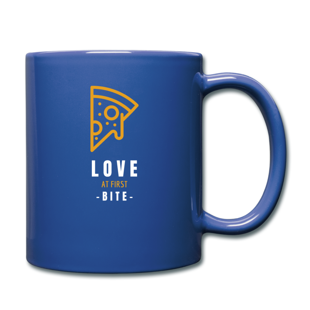 Love at first bite Full Color Mug 11 oz - royal blue