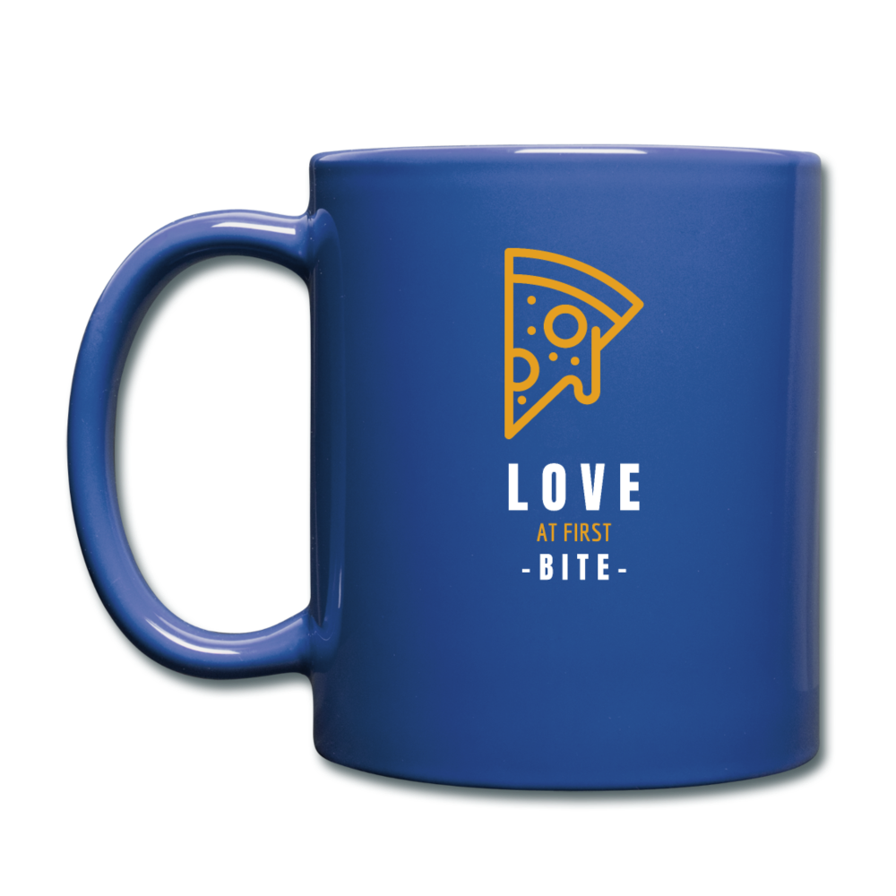 Love at first bite Full Color Mug 11 oz - royal blue