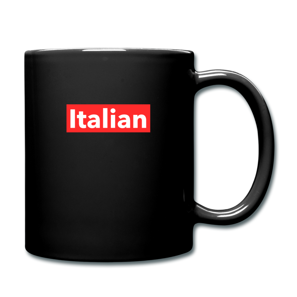 Italian red Full Color Mug 11 oz - black