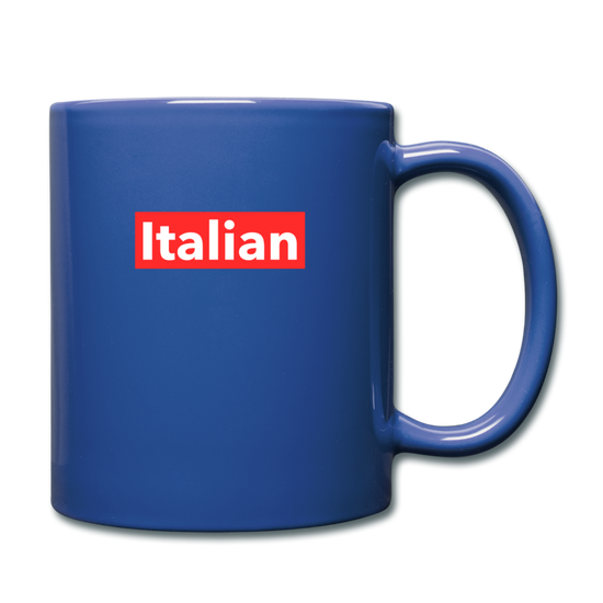 Italian red Full Color Mug 11 oz - royal blue