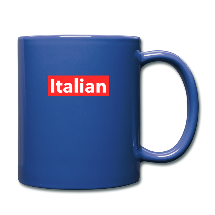 Italian red Full Color Mug 11 oz - royal blue