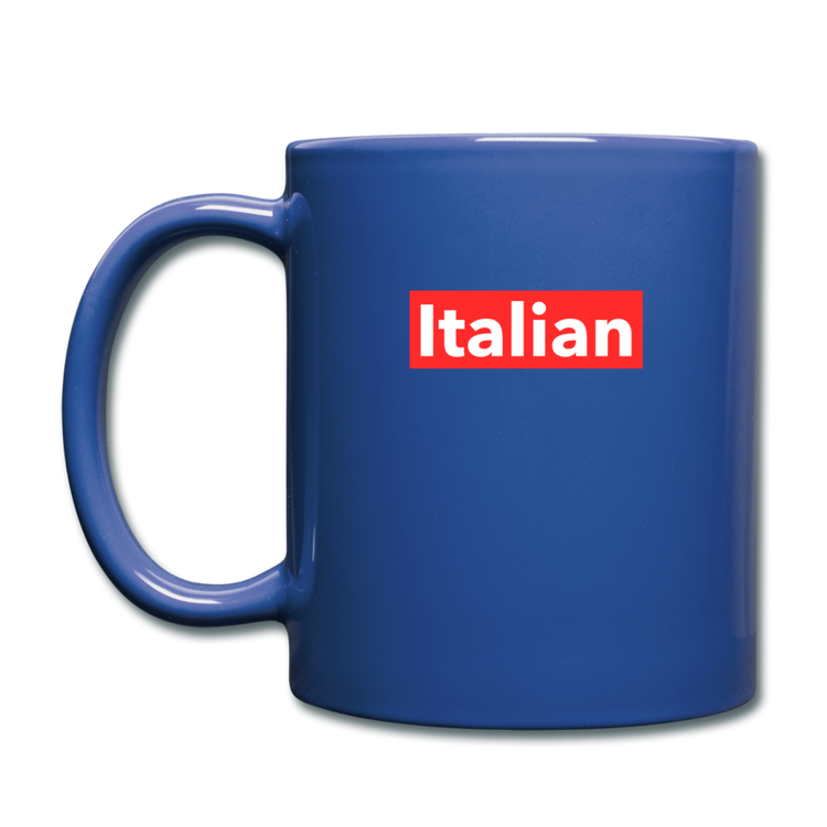 Italian red Full Color Mug 11 oz - royal blue