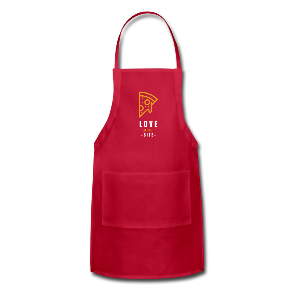 Love at first bite Apron - red