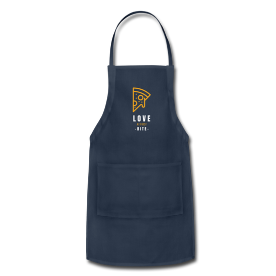 Love at first bite Apron - navy