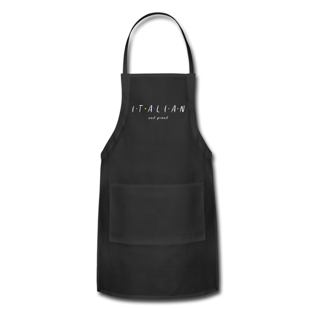 Italian and proud Apron - black