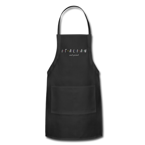 Italian and proud Apron - black