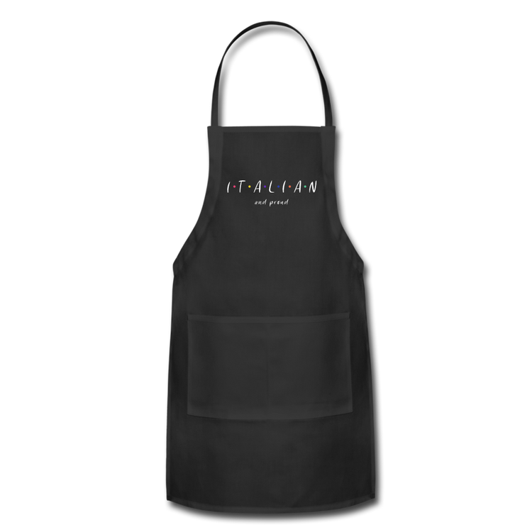 Italian and proud Apron - black