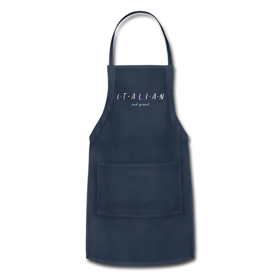 Italian and proud Apron - navy